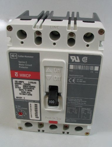 Cutler-hammer 100 amp 100A 3P 600V hmcp circuit breaker