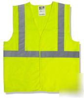 Hi-viz green mesh class ii safety vest - 3XLG