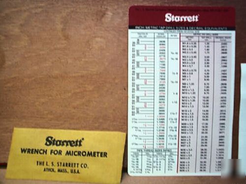 New starrett micrometer depth gage 0 â€“ 10â€ mod# 440 