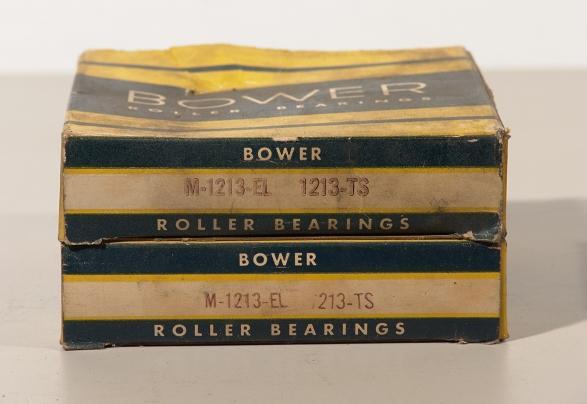 Bower roller bearing m-1213-el 1213-ts lot of 2 