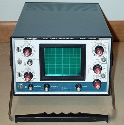 Heathkit io-4550 oscilloscope + manual