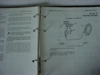 John deere 90 skid-steer loader tech. repair manual