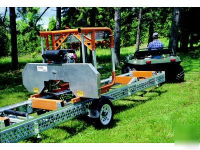 Saw mill - portable 15HP band mill + optional trailer