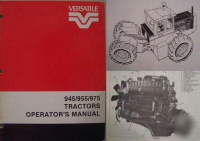 Versatile 975, 955, 945 4WD tractors operator's manual