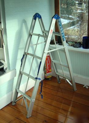 Compact folding ladder, rv step ladder, easy stor 5'