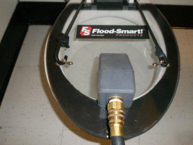 Flood-smart splash guard