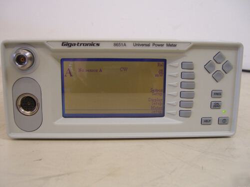 Gigatronics 8651A rf power meter w/ option 12