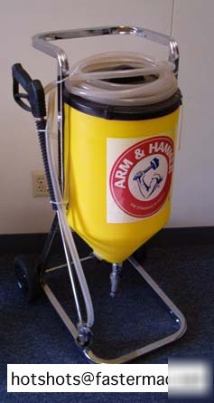 Graffiti & grime power pressure washer soda blaster