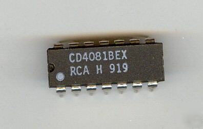 Integrated circuit CD4081BEX ic electronics , rca