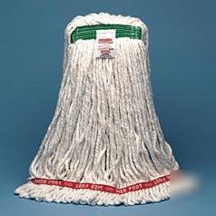 Med looped wet mop shrinkless, white [ rcp A212 whi ]