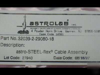 New astrolab astro-steel-flexÂ® l cable 20GHZ 