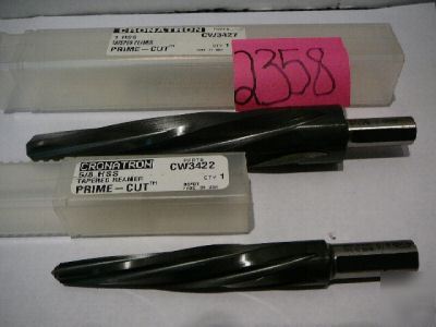 New left hand twist, right hand cut tapered reamers - 