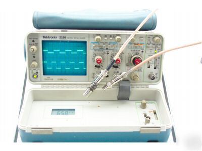 Tektronix 2336 ya 100MHZ oscilloscope w/ probe & manual