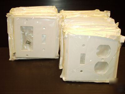 27-wallplate switch/receptacle plates cover leviton 