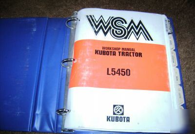 Kubota L5450 tractor workshop service repair manual