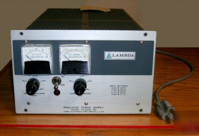 Lambda regulated power supply model LK340A, 0-20V 8A