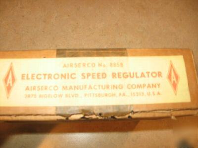 Airserco electronic speed regulator part number 8858