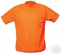 Ansi osha traffic safety tow towing t-shirt orange 3XL