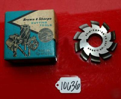Brown & sharpe hss gear cutter 14-1/2 pa - 6 dp