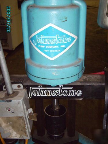 Johnstone pneumatic bucket chemical unloading pump jpc