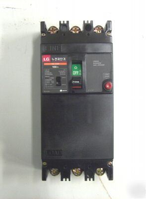 Lg earth leakage circuit breaker 103 egr 100A 3 pole