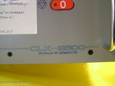 Comdel clx-2500 rf generator 350 khz-lf PP1342