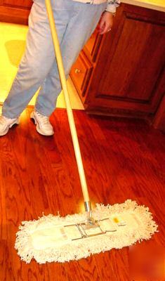 Dry mop..complete with handle, frame & mop head