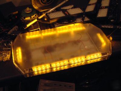 Led amber mini lightbar - great deal - 