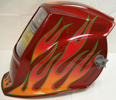Miller 216323 red flame elite auto dark welding helmet