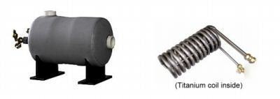 Thc-100 (1 hp) titanium heat exchanger