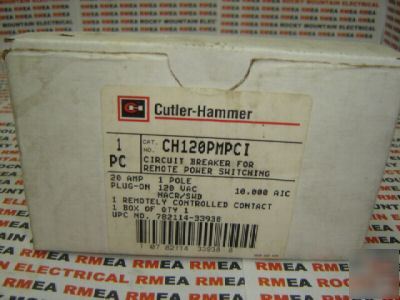 Cutler hammer circuit breaker CH120PMPCI 20 amp 1P 