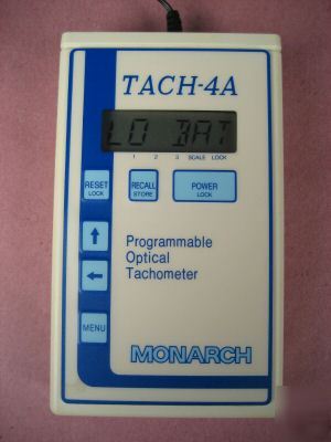 Monarch tack 4A programmable optical tachometer 