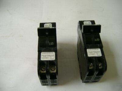 New lot fpe 15 amp 2 p circuit breakers federal pacific