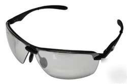 New occ safety glasses - black alum frame i/o lens - 