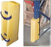 Poly rack protector, protective barrier