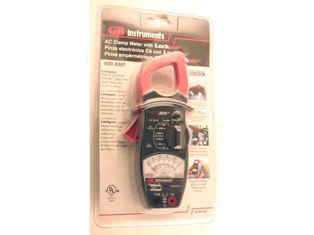 600 amp ac clamp meter with lock jaw by gb instruments