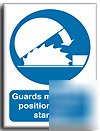 Guards position B4 start.sign-a.vinyl-200X250(ma-033-ae