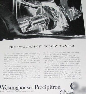 Westinghouse air conditioning, precipitron -7 1940 ads