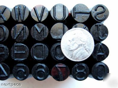 New alphabet metal stamping set stamp large marking 