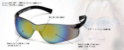 New 2 any regular or mini pyramex ztek safety glasses