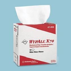 Wypall X70 manufactured rags in pop-up box-kcc 41412