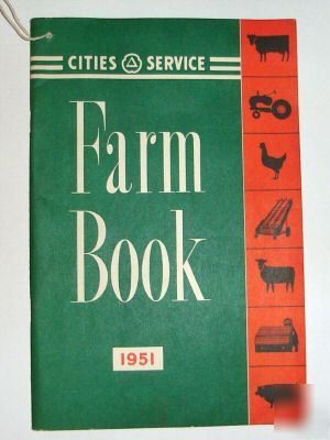 1951 cities service oil farm book 50P catalog~6X9~nice 