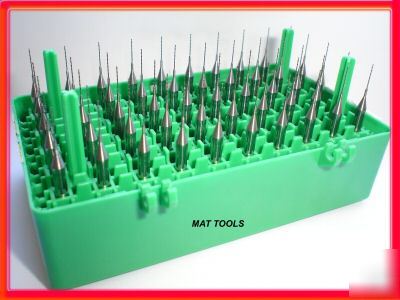 50PC solid carbide micro drill set 0.35MM - watchmaker