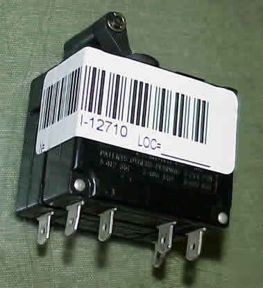 Airpax 20 amp 6 contact circuit breaker