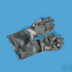 Galaxy black neoprene flock-lined gloves - medium - doz