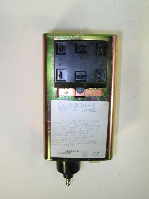 Johnson controls ignition control module G600AX-1