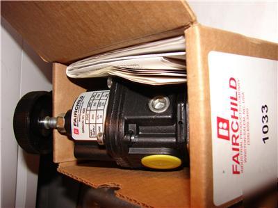 Fairchild pneumatic pressure regulator #1033 