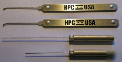 4 pce hpc key extractor set locksmith tools