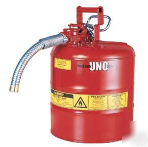 Justrite 5 gallon uno safety can type 2 