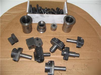 Lot of hardinge type nuts bolts shims for tool holders